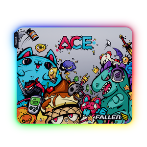 Mousepad Gamer Fallen Ace Rgb - Speed++ Médio