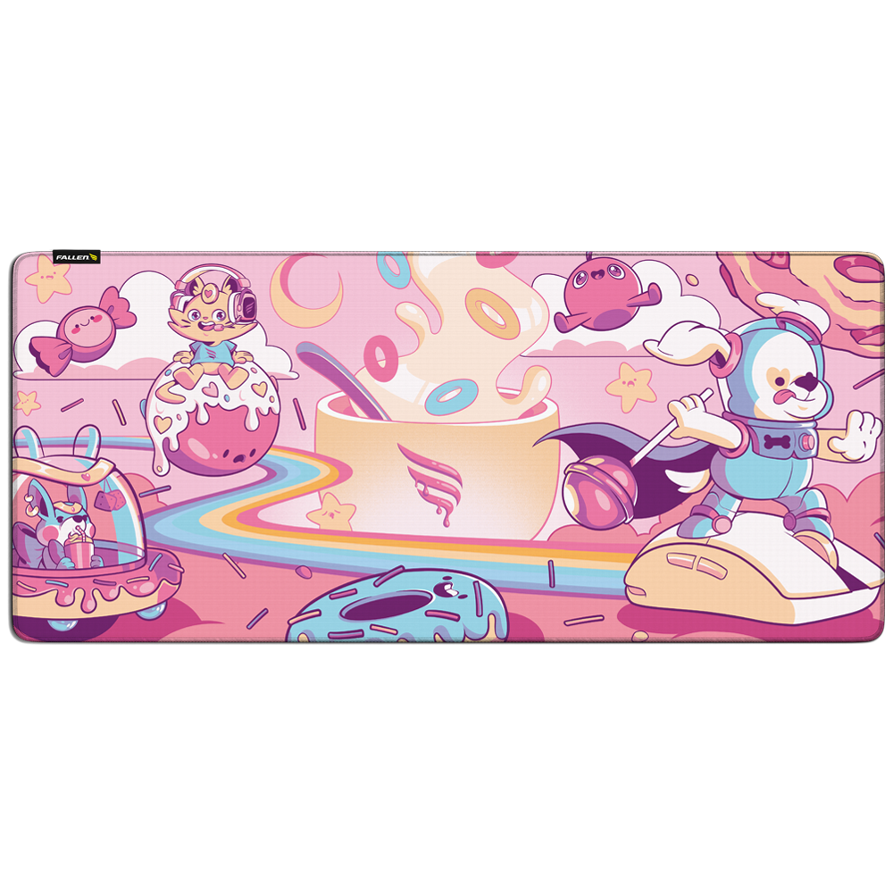 Mousepad Gamer Fallen Space Candy - Speed++ Estendido