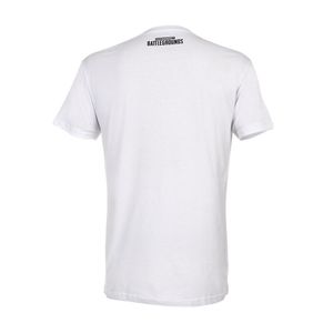 Camiseta Pubg Bateria - Branca