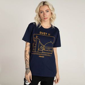 Camiseta Cs:go Apollo Dust2 Lines