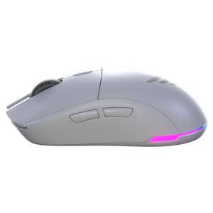 Mouse Gamer Fallen Pantera Pro Wireless Branco
