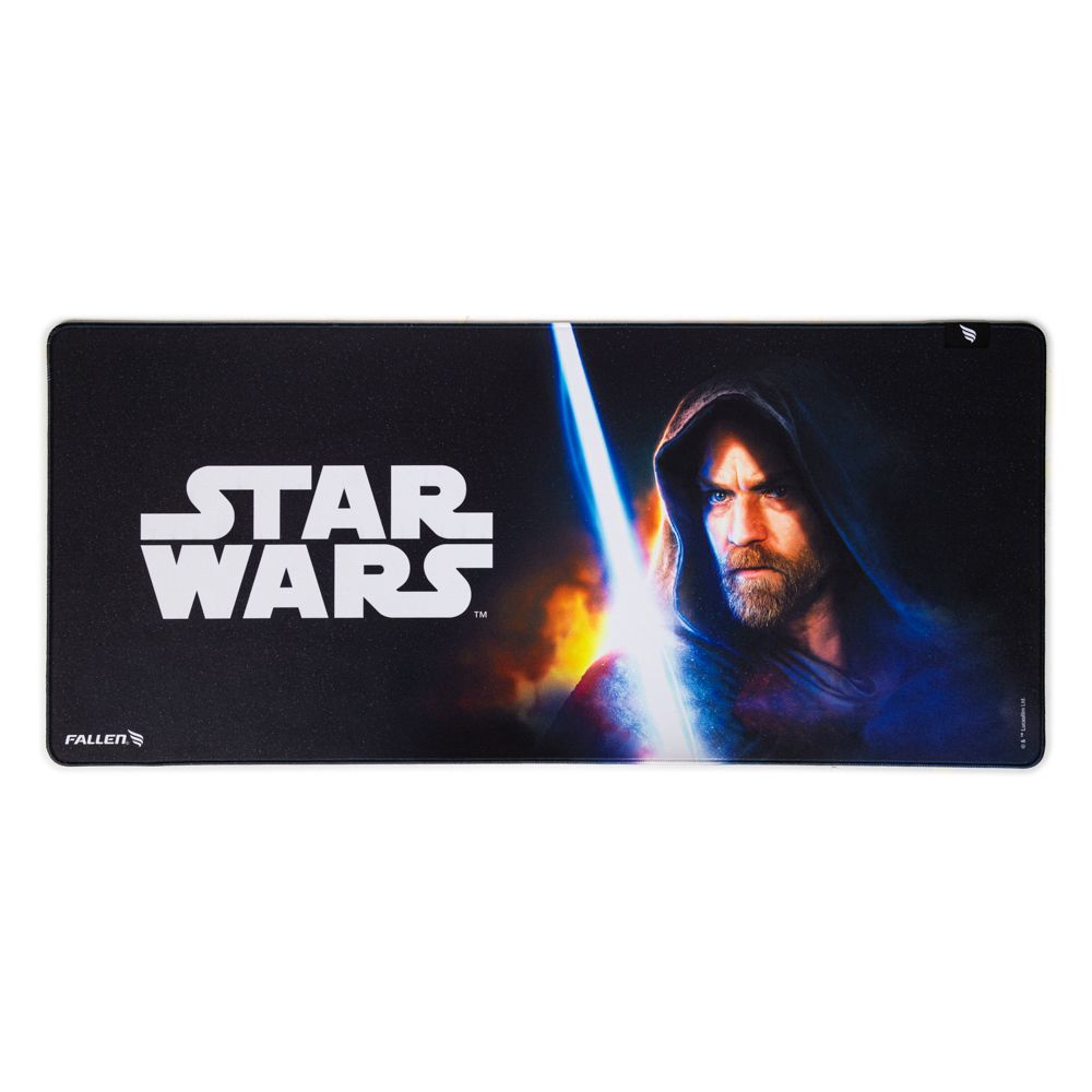 Mousepad Gamer Fallen Star Wars Obi-Wan Speed++ Estendido 90x40