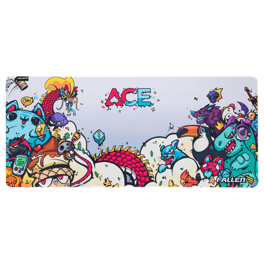 Mousepad Gamer Fallen Ace - Control Estendido