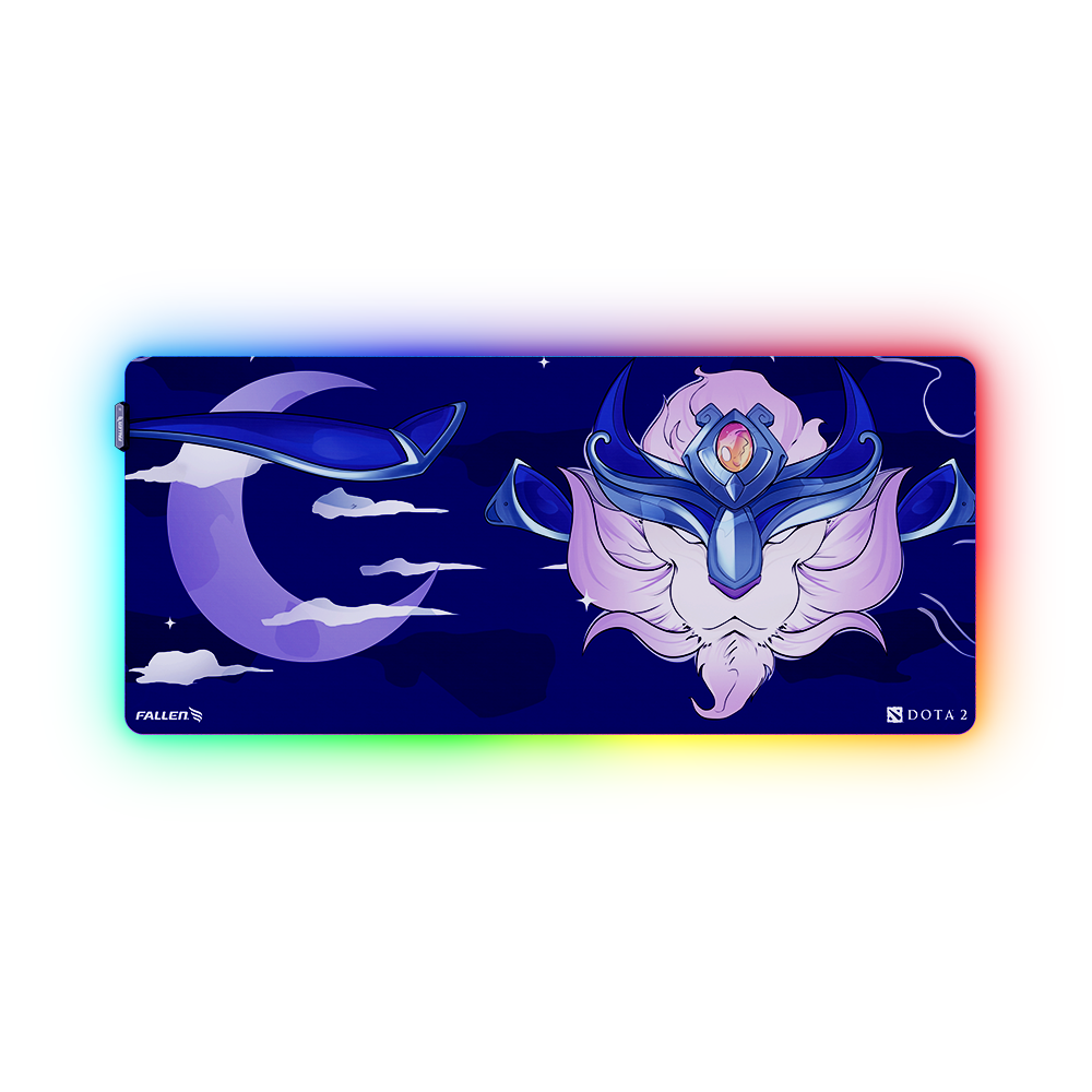 Mousepad Gamer Fallen Dota2 Sagan Rgb - Speed++ Estendido