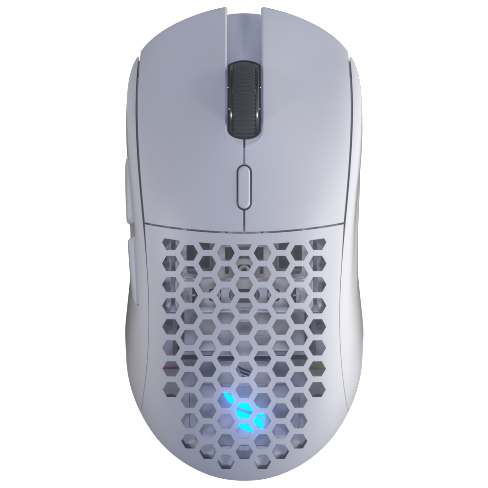 Mouse Gamer Fallen Pantera Pro Wireless Branco