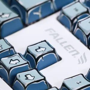 Conjunto De Keycaps Personalizadas Cartoon Azul