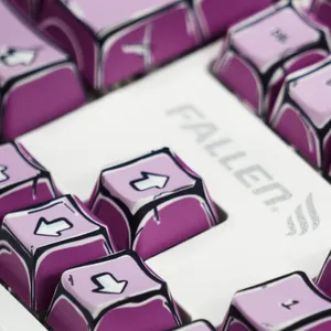 Conjunto De Keycaps Personalizadas Cartoon Rosa