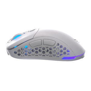 Mouse Gamer Fallen Morcego Wireless Branco