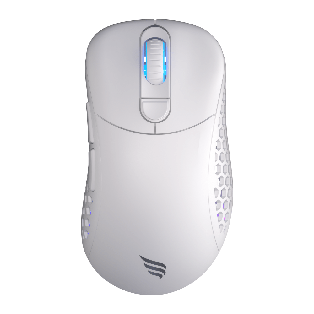 Mouse Gamer Fallen Morcego Wireless Branco