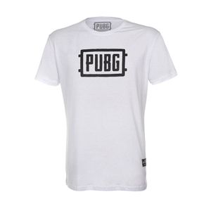 Camiseta Pubg Bateria - Branca