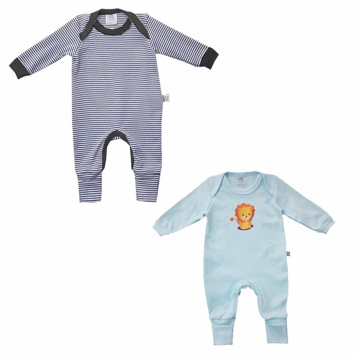 Kit Pijamas Liso/listrado Bebê Prematuro - Lene Baby