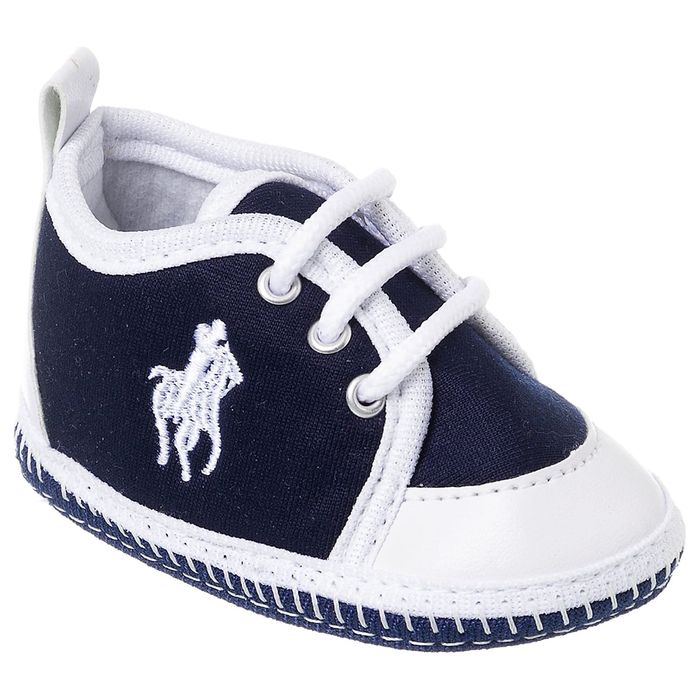 Tênis Para Bebê Masculino Preto E Branco - Baby Shoes