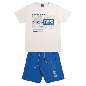 Conjunto Infantil Masculino Camiseta E Bermuda - Dila
