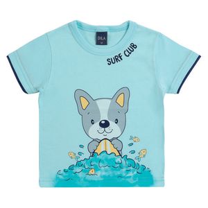 Camiseta Bebê Masculina Estampada - Dila 