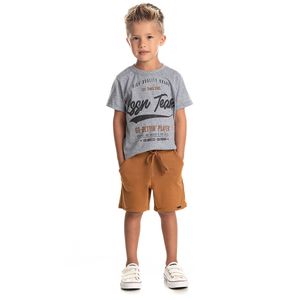 Conjunto Infantil Masculino Camiseta E Bermuda - Lussan
