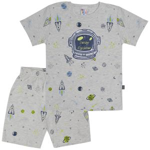 Pijama Infantil Masculino 01 Ao 03 Brilha No Escuro - Pulla Bulla 