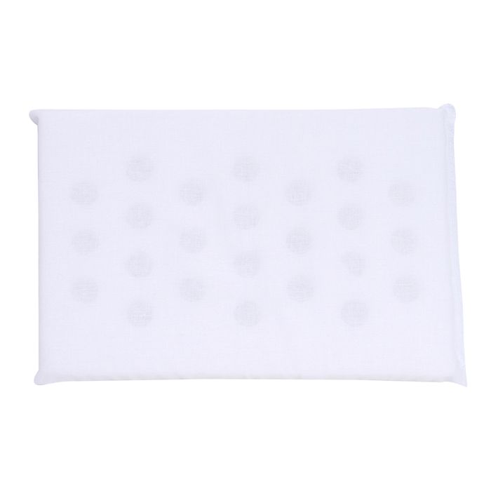 Travesseiro Antissufocante 100% Algodão Liso Branco - Bercinho