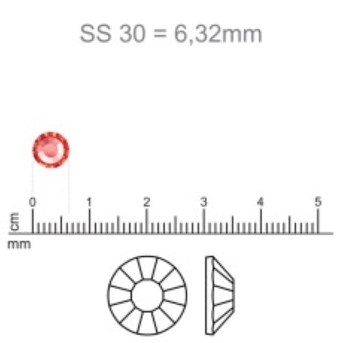 Strass SS 30 s/ab Solto - 2 grosas