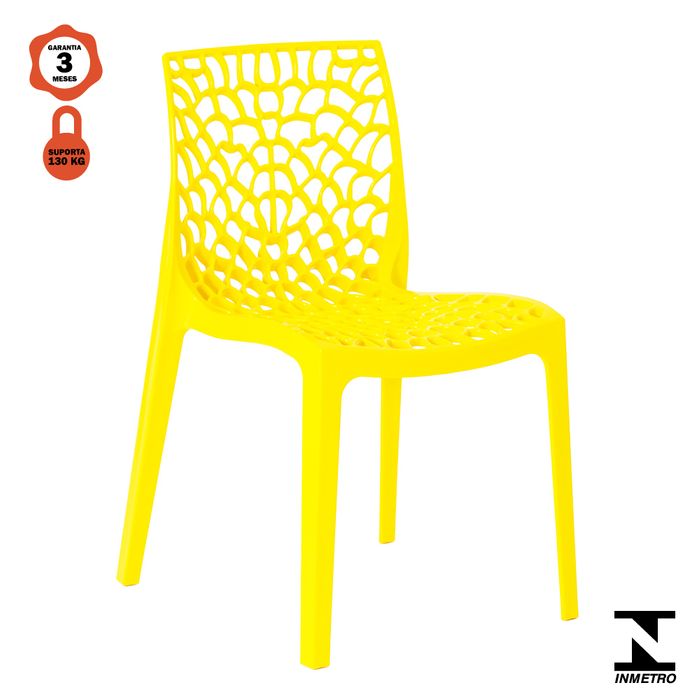 Cadeira Gruvyer Amarelo