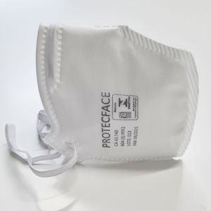 Kit 10 Mascaras Pff2 Branca - Inmetro Protecface Respirador Sem Válvula