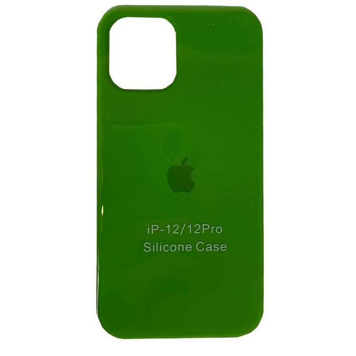 Capa Iphone 12 Pro Aveludada Silicone Verde