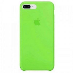 Capa Iphone 7/8 Plus Aveludada Silicone Verde