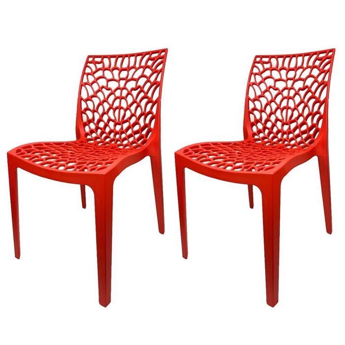 Kit 2 Cadeiras Gruvyer Vermelho