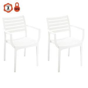 Kit 2 Cadeiras Macela Branco Empilhavel Para Cozinha Sala De Jantar 
