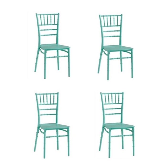 Kit 4 Cadeiras Tiffany Verde
