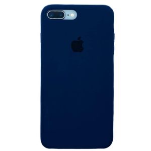 Capa Iphone 7/8 Plus Aveludada Silicone Azul
