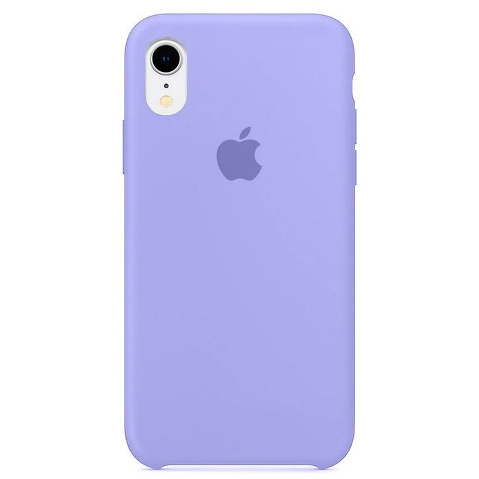 Capa Iphone Xr Aveludada Silicone Azul Bebê