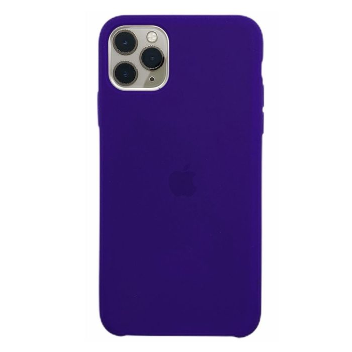 Capa Iphone 11 Pro Aveludada Silicone Violeta