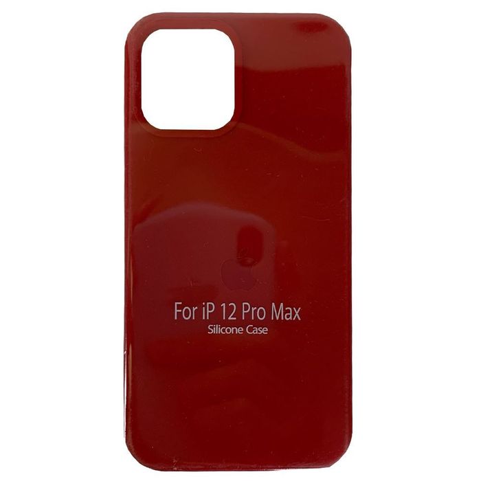 Capa Iphone 12 Pro Max Aveludada Silicone Vinho