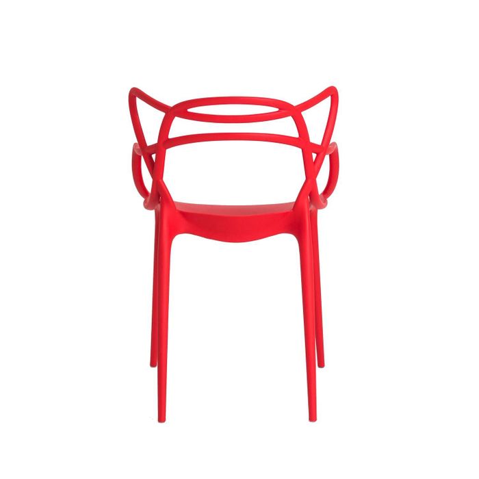 Kit 2 Cadeiras Allegra Vermelho