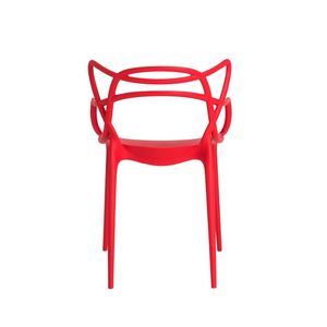 Kit 3 Cadeiras Allegra Vermelho