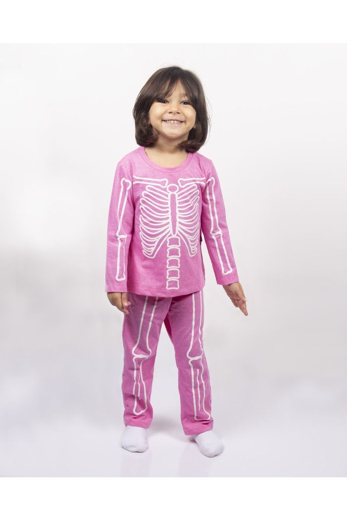 Pijama Feminino Esqueleto