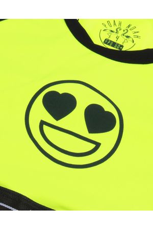 Kit Cropped Neon Emoji