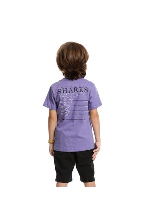 Conj. Camiseta Moletinho Sharks