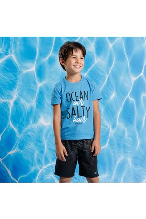 Conj. Camiseta Bermuda água Salty