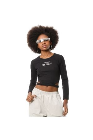 Blusa Cropped Cotton Be Nice