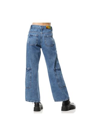 Calça Jeans Wide Leg Pocket