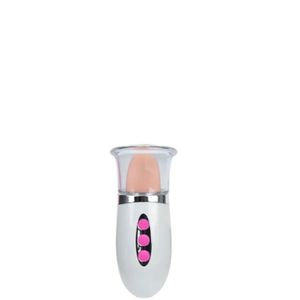 Vibrador Recarregável com Bomba de Sucção Vaginal Possui Língua Estimuladora  ARABEL TONGUE 