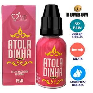 PACK  6 ATOLADINHA ANESTÉSICO ANAL 15g TOPGEL 