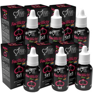 PACK 6 FACILICTY DROPS ANESTÉSICO 15g TOP GEL