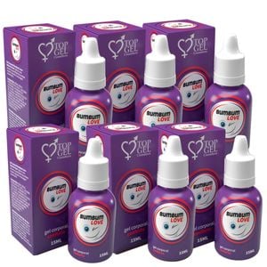 PACK 6 BUM BUM LOVE  ANESTÉSICO 15g TOP GEL