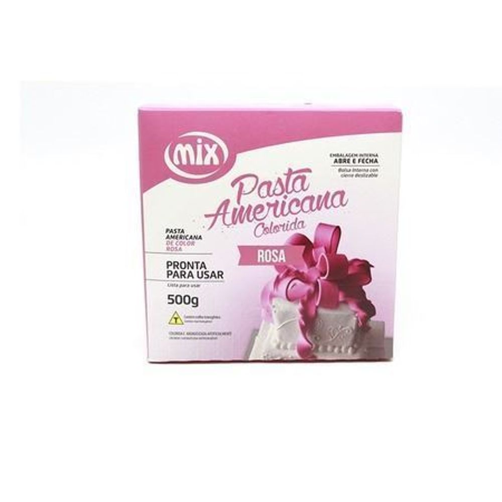 PASTA AMERICANA COLORIDA ROSA 800G MIX