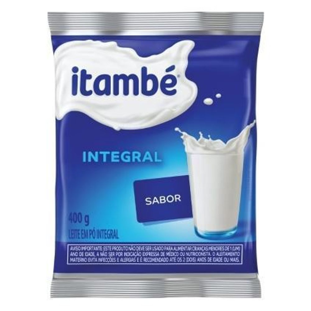 LEITE EM PÓ INTEGRAL 400G ITAMBÉ