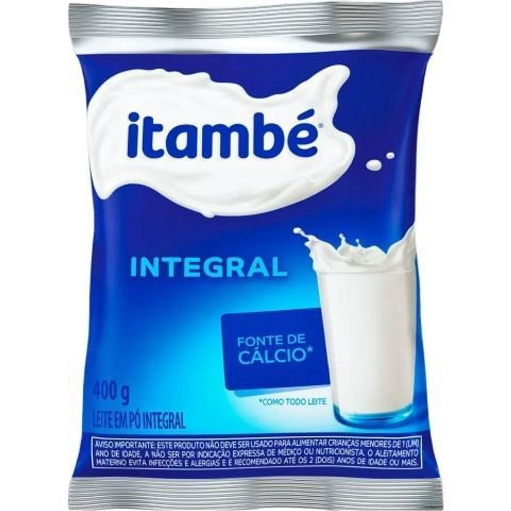 LEITE EM PÓ INTEGRAL 400G ITAMBÉ