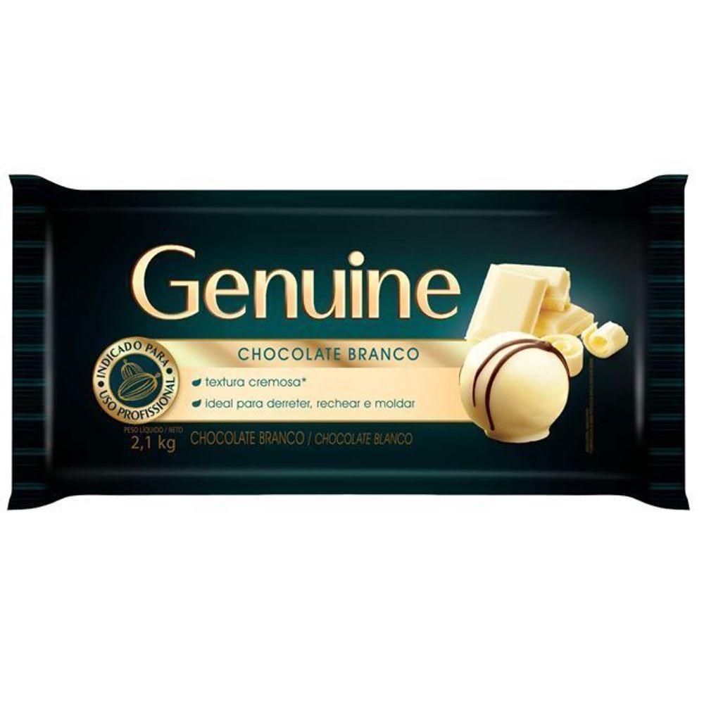Chocolate branco 2 1kg genuine
