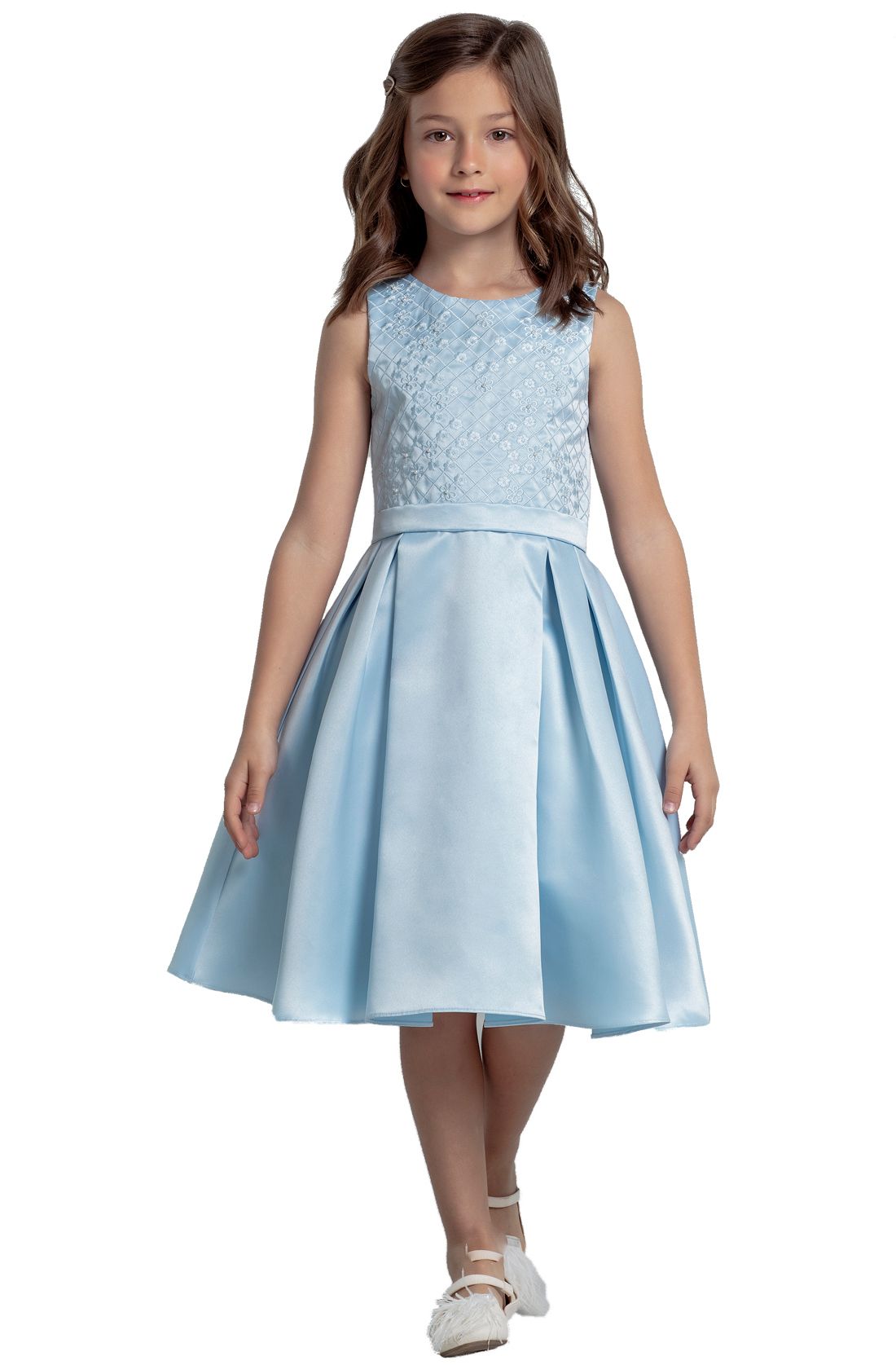 vestido azul cinderela infantil